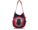 Mosaique Hobo, Navy/Red Multi