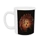 A Seneca mask used in winter rites (corn husk) by American School - Mug - Standard Size