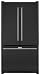 Jenn-Air JFC2070KRB 19.8 cu. ft. French Door Counter-Depth Refrigerator with SmoothClose Track System, Twin Fresh Electronic Climate Control, Internal Water Dispenser and Adaptive Defrost: Black