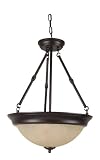 Craftmade X725-OB 3 Light Architectural Step Pan Bowl Large