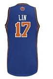 New York Knicks Authentic Jerseys #17 Jeremy Lin BLUE Basketball Jersey, Jeremy Lin