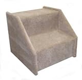 Bear's Stairs Mickeys Two-Step Carpeted Pet Stairs Color: Beige