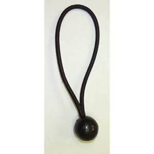 8 Black Ball Bungies Package of 100 by Tarpsdirect
