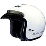 HJC CS-5 CS5 CRUISER WHITE SIZE:MED MOTORCYCLE Open-Face-Helmet