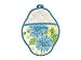 Jessie Steele Carmen Blue Polka Floral Pot Mitt