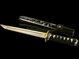 Fully Hand Forged Kami&Temple Black Japanese Tanto #341