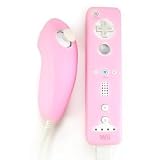 2-Tone Silicon Skin Case for Nintendo Wii Remote Control & Nunchuk, Pink
