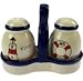 SUNNY SEA Salz + Pfeffer im Halter aus Keramik