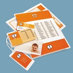 UNIVERSAL OFFICE PRODUCTS Clear Laminating Pouches, 3mm, 9 x 11-1/2, 100/box
