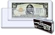 BCW 7.5 x 3.5 - Large Bill Currency (Dollar Bill) Holder - Pack of 25) - Currency and Coin Collecting Supplies