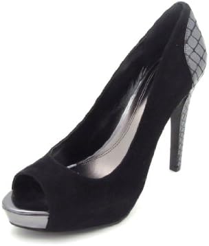 FALCHI by Falchi Giselle Platform Pumps Black Giraffe 8.5 M