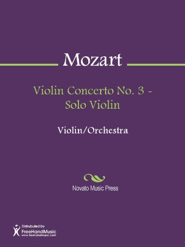Violin Concerto No. 3 - Solo Violin Sheet Music