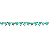 Creative Teaching Press Dots on Turquoise Pennant Border (7144)