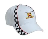 Just another friggin' day in the paradise that I call being a MATH TEACHER Adult White Racing Checker Hat / Cap