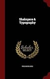 Shakspere & Typography