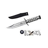 REX Brand HK-716-95B 9.5 Survival Knife Kit with Nylon Sheath