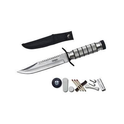 REX Brand HK-716-95B 9.5 Survival Knife Kit with Nylon Sheath REX Brand HK-716-95B 9.5 Survival Knife Kit with Nylon Sheath