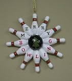 Bowling Pin Wreath Ornament