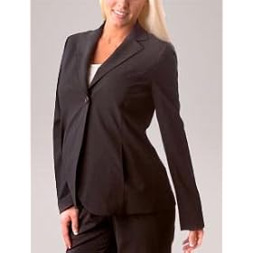 Buy A Pea in the Pod Collection: 1 Button Closure Bi-stretch Suiting Maternity Jacket by A Pea in the Pod