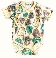 Sckoon Organic Cotton Kimono Body Blue Pear