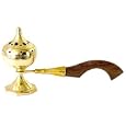 5" Brass Handle Censer/Charcoal Incense Burner