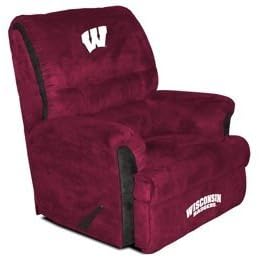 Buy Wisconsin Badgers Big Daddy Series Team Logo Embroidered Recliner Lounge Chair