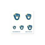 Milwaukee Brewers Official Logo Fingernail Tattoos
