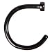 18 Gauge 5/16" Black Anodized Titanium Nose Hoop