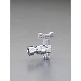 エスコ G1/2"xG3/4"L型逆止弁付ボールバルブ(片ナット付) EA425A-20