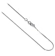 10 KT White Gold 0.9 MM Snake Chain 10K 16" 18" 20" 22" 24" Necklace