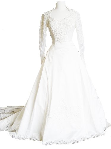Ivory Eden Bridals Sweetheart Neckline Bridal Gown Wedding Dress, Size 4-6, BC18