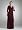 David's Bridal Bridesmaid Dresses 3/4 Sleeve Jaquard Jacket Dress Style 6525139, Bordeaux, WP14