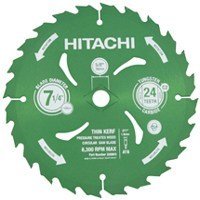 Hitachi 320843 7-1/4" x 24TH Green Urethane-Coated Circular Saw Blade