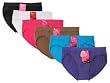 Women's 12-pack Seamless Floral Self Design Brief Panties