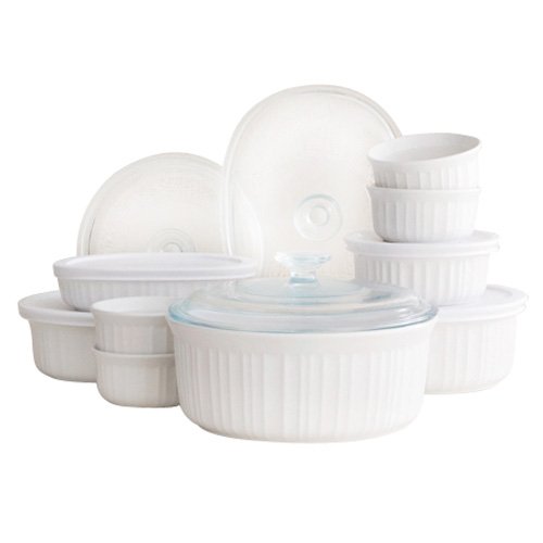 French White Corningware 16pc Set