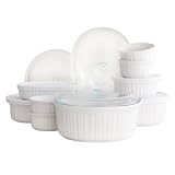 French White Corningware 16pc Set by
