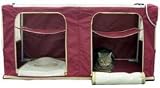 Pet Product 945CEB 45 x 21 Inch?Crate Burgundy with Tan Mesh