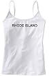 RHODE ISLAND - State-series - White Women's / Girls Camisole (Girlie / Babydoll)