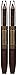 Revlon Brow Fantasy Pencil & Gel, Brunette [105] 0.051 oz (Pack of 2)