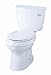 Kohler K-3609-TR-7 Cimarron Comfort Height 1.28 Elongated Toilet with Class Five Technology and Right-Hand Trip Lever with Locks, Less Seat