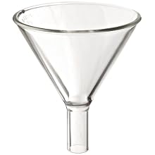 Corning Pyrex Borosilicate Glass Powder Funnel