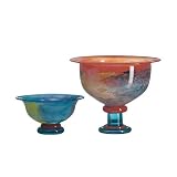 Kosta Boda Cancan Bowl Blue - 4.75'H x 9' W