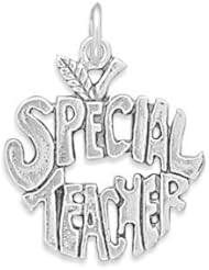 Special Teacher Sterling Silver Talking Charm - Made in the USA