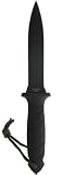 SE - Knife - Hunting, Black Finish, Double Edge Blade, 10.5in. - KHT1002