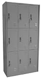 Hergestellt f�r DEMA Metall Leichtbau Schlie�fachschrank SF9