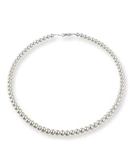 18k Gold, Freshwater Pearl Necklace, 5.5-5.0mm, "A" Quality