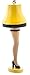 A Christmas Story Leg Lamp Ornament with Velvet Bag