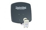 TechniSat DigiDish 33 Zweiteilnehmer-Set best.aus DigiDish 33, Universal Twin LNB, 2x DIGIT MF4-S,10m Kabel, grau
