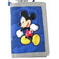 Disney Mickey Mouse Trifold Wallet : Navy blue Kid wallet