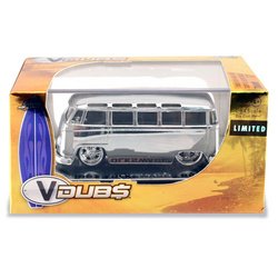 1:64 Scale Chrome Edition - 1962 VW Microbus from 1/64 Trucks